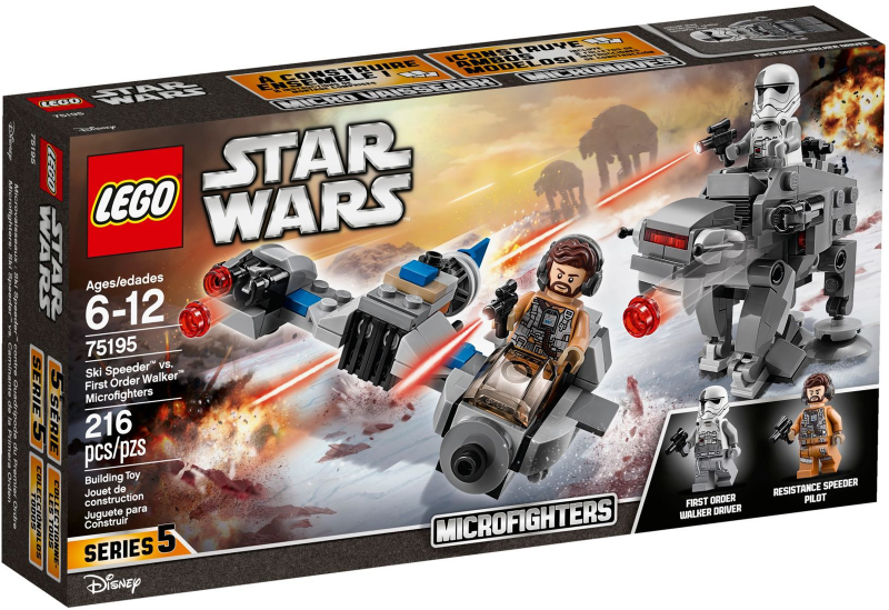 Ski Speeder vs. First Order Walker Microfighters