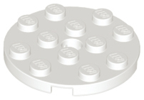 Plate, Round 4 x 4 with Hole