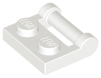Plate, Modified 1 x 2 with Bar Handle on Side - Closed Ends