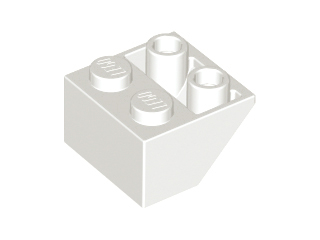Slope, Inverted 45 2 x 2 with Flat Bottom Pin