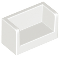 Panel 1 x 2 x 1 with Rounded Corners and 2 Sides