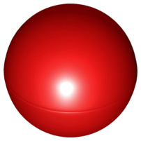 Ball, Hard Plastic 52mm D. (Duplo Ball for Ball Tube)