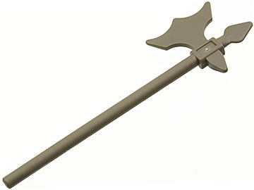 Minifigure, Weapon Axe, Halberd Elaborate