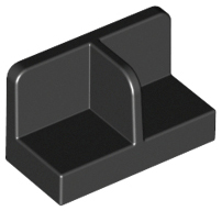 Panel 1 x 2 x 1 with Rounded Corners and Center Divider