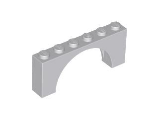 Arch 1 x 6 x 2 - Medium Thick Top without Reinforced Underside