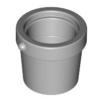 Minifigure, Utensil Bucket 1 x 1 x 1 Tapered with Handle Holders