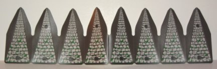 Paper Plastic Laminated, Set 4707, Roof for Hagrid's Hut