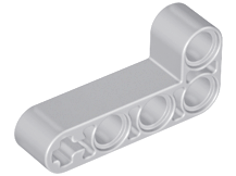 Technic, Liftarm, Modified Bent Thick L-Shape 2 x 4