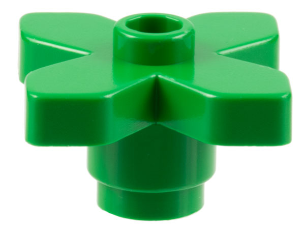 Plant Flower 2 x 2 Leaves - Angular