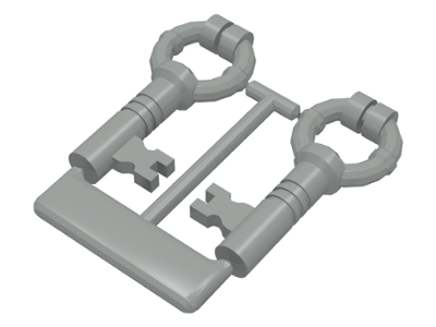 Minifigure, Utensil Keys, 2 on Sprue