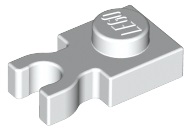Plate, Modified 1 x 1 with U Clip Thick (Vertical Grip)