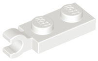 Plate, Modified 1 x 2 with Clip on End (Horizontal Grip)