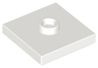 Plate, Modified 2 x 2 with Groove and 1 Stud in Center (Jumper)