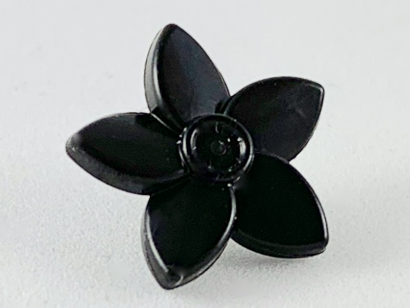 Friends Accessories Hair Decoration, Flower with Pointed Petals and Small Pin