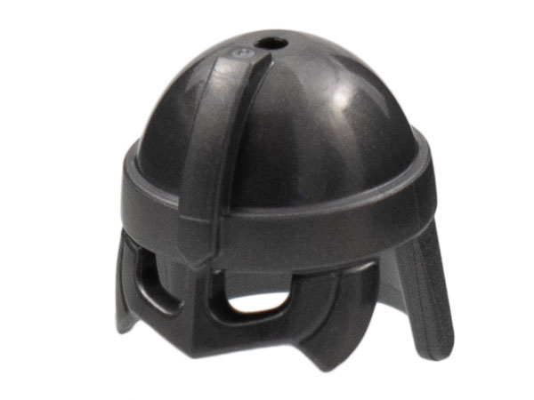 Minifigure, Headgear Helmet with Cheek Guard and Neck Protector