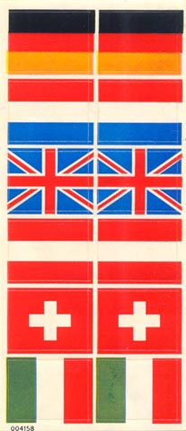 Sticker Sheet for Sets 355-1, 357-1, 570, 939, and 940, Sheet 1 - (004158)