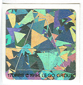 Sticker Sheet for Set 6938, Sheet 2, Holographic Mirrored - (170888)