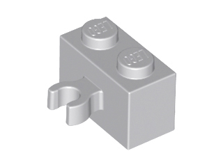 Brick, Modified 1 x 2 with Open O Clip Thick (Vertical Grip)
