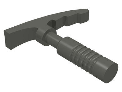 Minifigure, Utensil Ice Pick - 6-Rib Handle