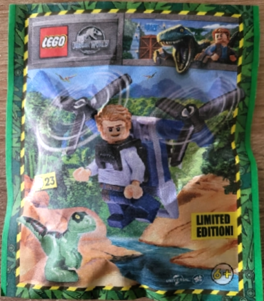 Owen with Jet Pack and Raptor paper bag