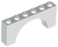 Arch 1 x 6 x 2 - Thick Top with Reinforced Underside
