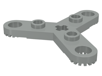 Technic, Plate Rotor 3 Blade with Toothed Ends and 3 Studs (Propeller)
