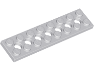 Technic, Plate 2 x 8 with 7 Holes