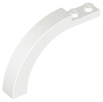 Arch 1 x 6 x 3 1/3 Curved Top