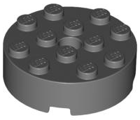 Brick, Round 4 x 4 with Hole