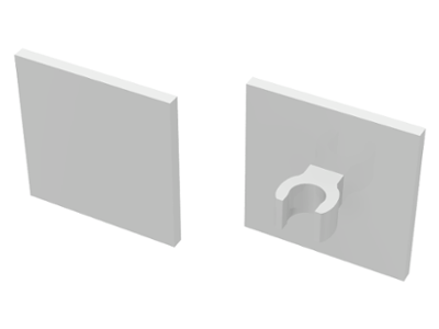 Road Sign 2 x 2 Square with Open O Clip