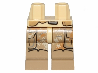 Hips and Dark Tan Legs with SW Pockets, Camouflage and Boots Pattern