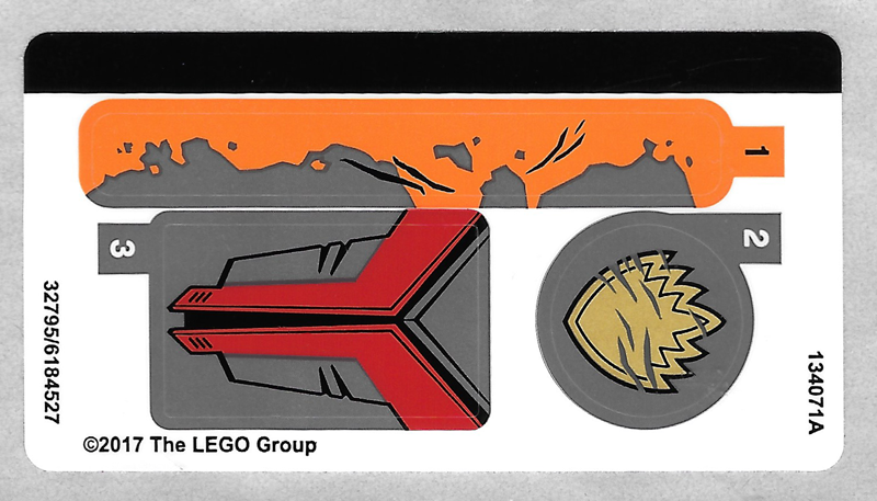 Sticker Sheet for Set 76079 - (32795/6184527)