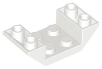 Slope, Inverted 45 4 x 2 Double with 2 x 2 Cutout
