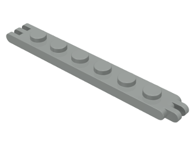 Hinge Plate 1 x 6 with 2 and 3 Fingers On Ends