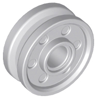 Wheel 18mm D. x  8mm with Fake Bolts and Deep Spokes with Inner Ring