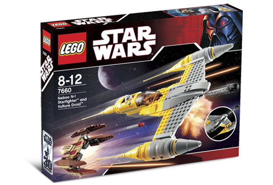 Naboo N-1 Starfighter and Vulture Droid