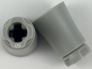 Plant, Tree Palm Trunk - Short Connector, Axle Hole with 4 Inside Prongs