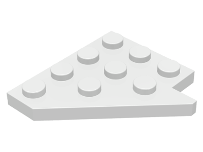 Wedge, Plate 4 x 4 Wing Left