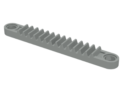 Technic, Gear Rack 1 x 8 with Holes