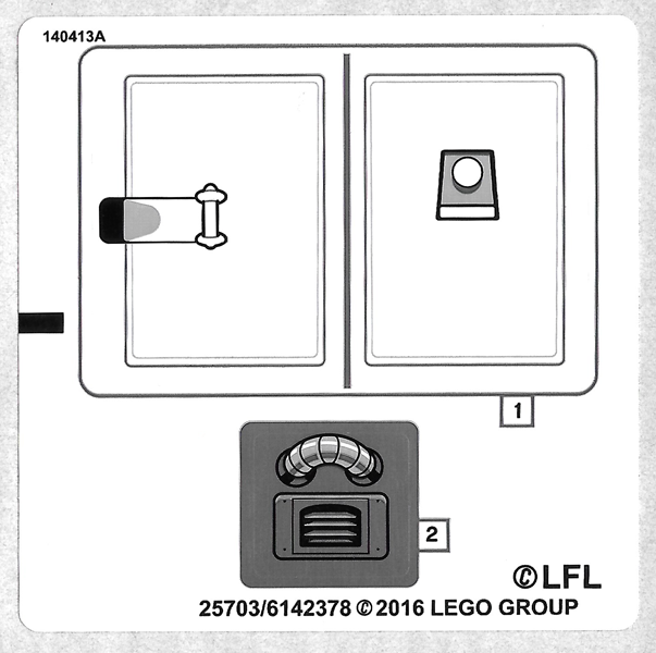 Sticker Sheet for Set 75138 - International Version - (25703/6142378)