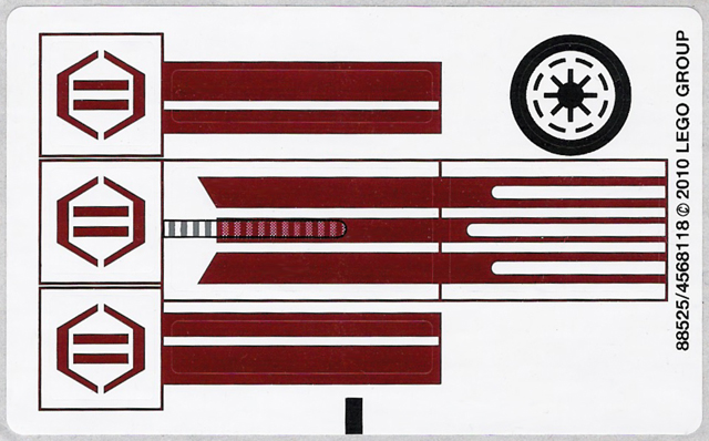 Sticker Sheet for Set 8085 - (88525/4568118)