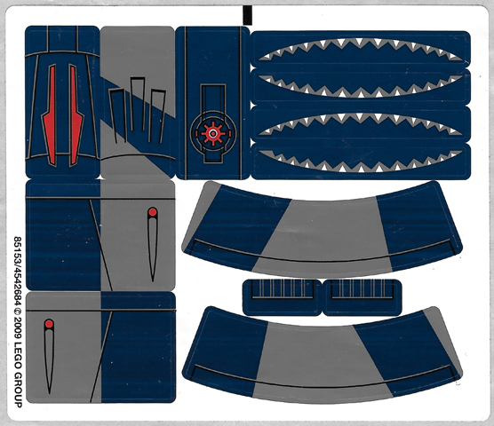 Sticker Sheet for Set 8016 - (85153/4542684)