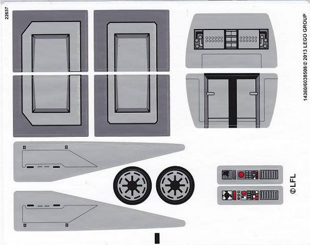 Sticker Sheet for Set 75019 - (14360/6038508)
