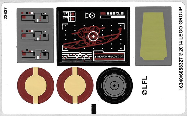 Sticker Sheet for Set 75043 - (16340/6058327)