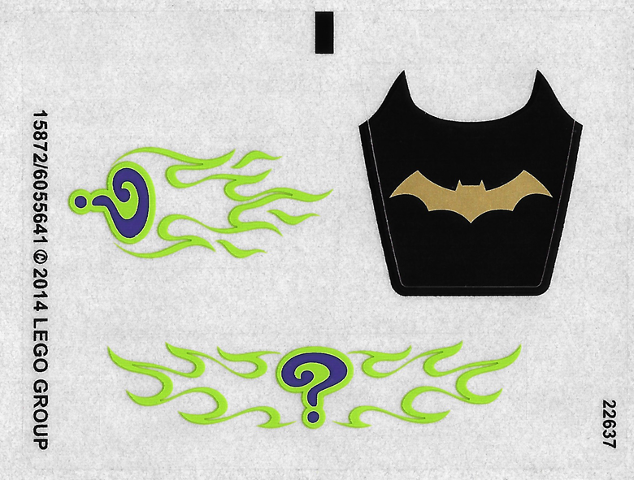 Sticker Sheet for Set 76012 - (15872/6055641)