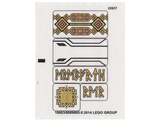 Sticker Sheet for Set 79018 - (18803/6089605)
