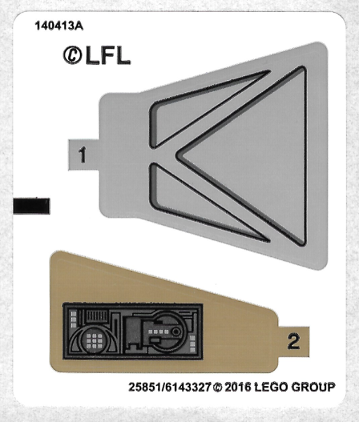 Sticker Sheet for Set 75139 - International Version - (25851/6143327)