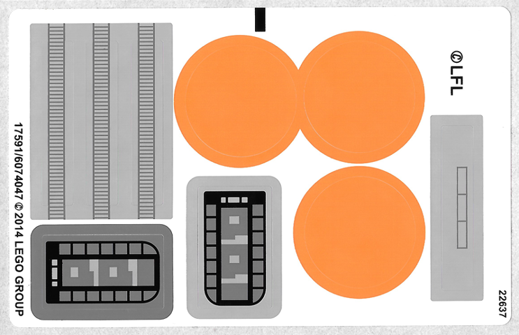 Sticker Sheet for Set 75050 - (17591/6074047)