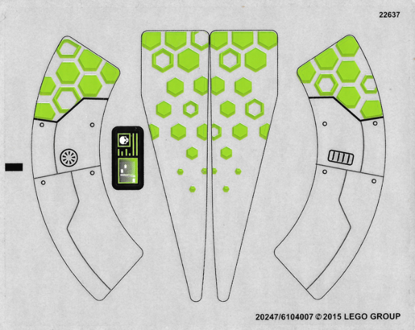 Sticker Sheet for Set 76040 - Transparent Background Version - (20247/6104007)