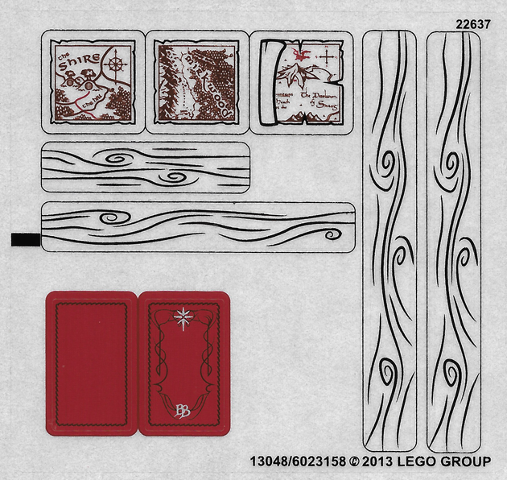 Sticker Sheet for Set 79003 - (13048/6023158)